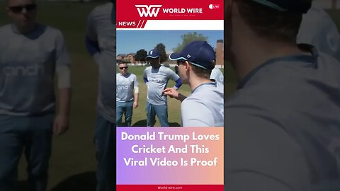 Donald Trump Loves Cricket And This Viral Video Is Proof-World-Wire #shorts