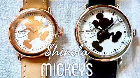 Comparing the Shinola Disney Mickey Mouse Silhouette Runwell Watches