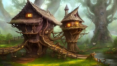 Celtic Elf Music - Old Wood Elf Village ★807 | Beautiful, Magical