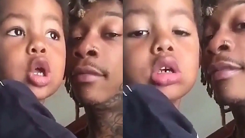 Amber Rose And Wiz Khalifa’s Son sings ADORABLE Song