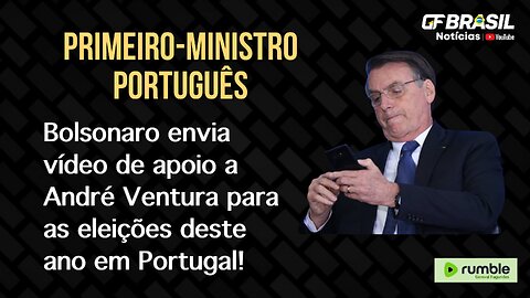 Dois vídeos bacanas: um Bolsonaro apoiando André Ventura em Portugal, o outro nos braços do povo!