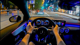 Mercedes AMG CLA 35 Night (306HP) | POV Test Driving