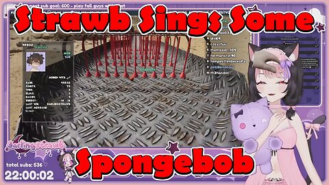 @darlingstrawb Sings Some Spongebob #vtuber #clips