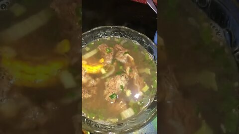 Crab with beef soup! pls like&subscribe. #mukbang #food #shorts #short #foodie #shortvideo
