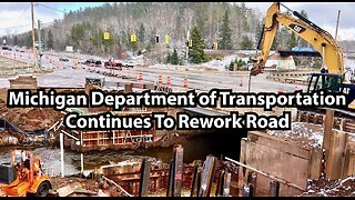 Michigan Department of Transportation Continues To Rework Road