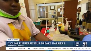 Young entrepreneur breaks barriers