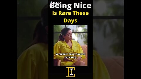 Being Nice Is RARE These Days tiktok entrepreneurideology