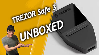 Trezor Safe 3 New Right Out Of The Box, Unpacked, Unpacking, Unboxed, Product Links
