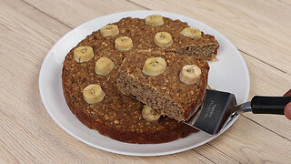 Delicious banana cake without wheat flour! Very easy