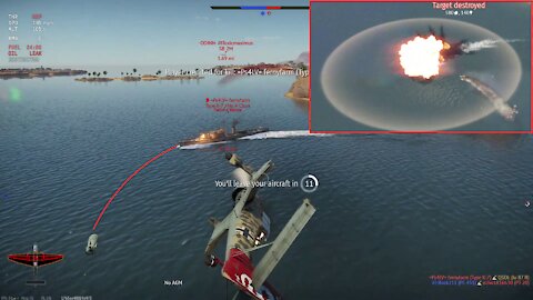 War Thunder - UNBELIEVEABLE! Ju 87 R-2 with no wings kills destroyer in last seconds of flight! / UNGLAUBLICH! Ju 87 R-2 ohne Flügel tötet Zerstörer in den letzten Sekunden des Fluges!