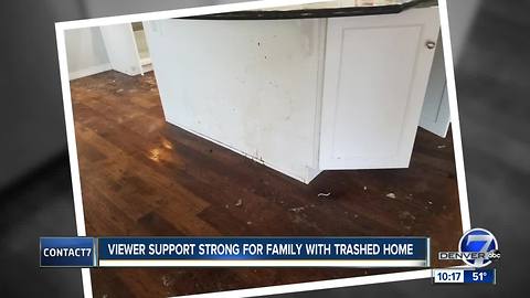 Viewers want to help couple after home was trashed and covered in feces
