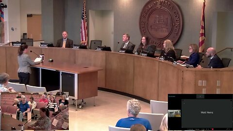BRAVE Citizen Speaks out AGAINST Pima County Board of Supervisors - Part 7