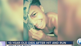 13-year-old dies after hit and run