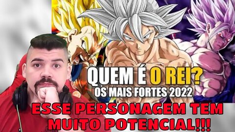 REACT TOP 11 MAIS FORTES DE DRAGON BALL (2022) - MELHOR DO MUNDO