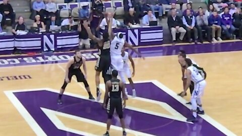 Northwestern University Basketball Tip Off Against Wake Forest