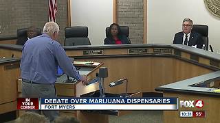 Debate over marijuana dispensaries