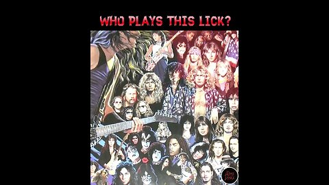 WHO PLAYS THIS LICK? 🎤🎶🎸🥁 No.1
