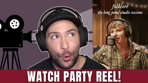 Reacting to Taylor Swift | Folklore: The Long Pond Studio Sessions | WATCH PARTY REEL!