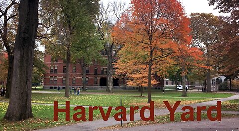 An Autumn Walk Around Harvard Yard