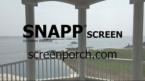 PVC SNAPP® screen - A perfect solution for beachfront and coastal region screen porches