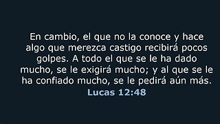 A quien se le ha dado mucho, mucho se le demandará #devocional #devocionaldiario #jesuscristo