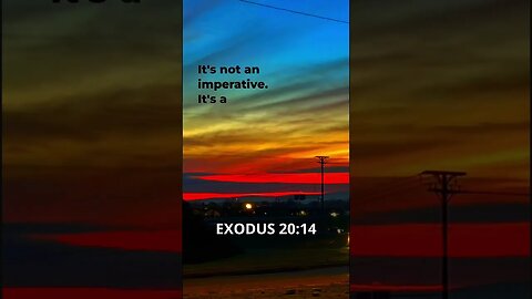 The truth about adultery in Exodus 20:14