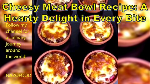 Cheesy Meat Bowl Recipe: A Hearty Delight in Every Bite-کاسه گوشت پنیری #MeatLovers #HeartyMeals