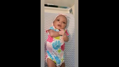 Granddaughter singing like Whitney Houston