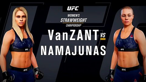 EA Sports UFC 3 Gameplay Rose Namajunas vs Paige VanZant