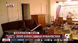 Crews survey storm damage in Beavercreek