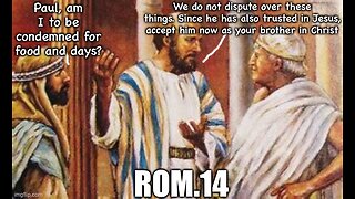 THOUGH A BROTHER MAY BE WEAKER IN THE FAITH, HE IS STILL A BROTHER-Rom.14