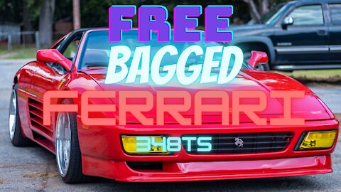 My buddy WON! a Free Bagged Ferrari 348ts with a $150 raffle ticket.