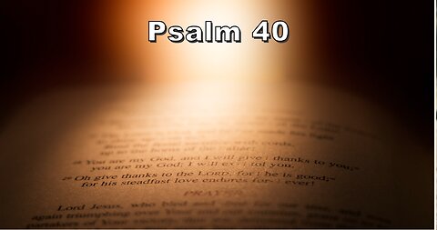 Psalm 40