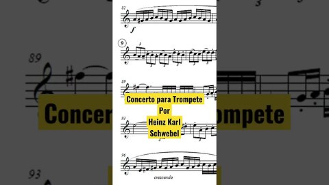 Concerto para Trompete de Alfredo Dias 1o. Movimento - por Heinz Karl Schwebel