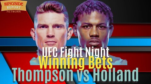 UFC Orlando: Thompson vs Holland | Betting Breakdown | Fight Card Predictions Live Stream