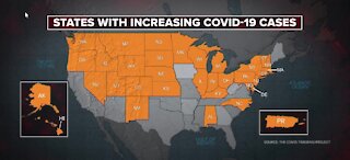 Some states seeing coronavirus cases rise yet again