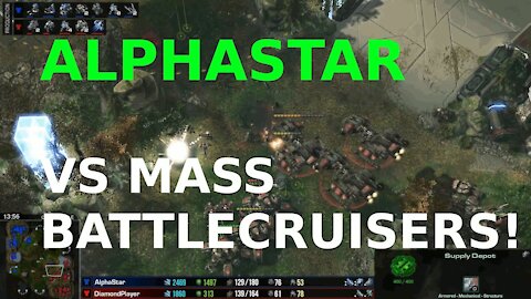 AlphaStar VS MASS BATTLECRUISERS!