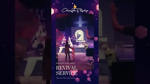 Worship moment from Saturdays Revival Service