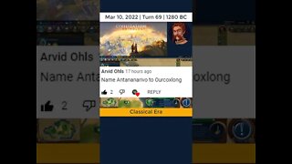 #oneturnadaychallenge #civ6 – Turn 69 - NICE! #shorts