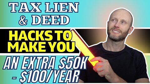 Tax Lien & Deed Gold Mine! (Earn $50k To 150k Per Yr Like This)