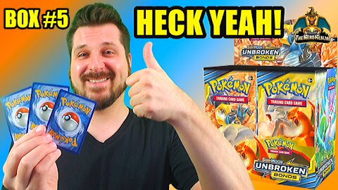 Pokemon Unbroken Bonds Booster Case Opening (Box 5) (Charizard Hunting)