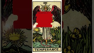 TAROT- The TEMPERANCE Card ~ What is in the cards? #shorts #tarot
