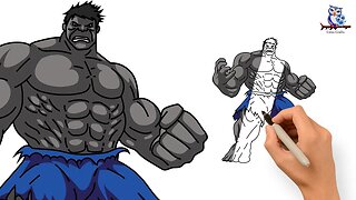 How to Draw Grey Hulk/Joe Fixit - Marvel Step by Step