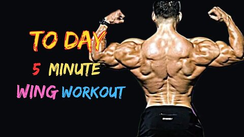5 MINUTE WING WORKOUT | BACK WORKOUT