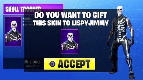 FINALLY... GIFTING SYSTEM IN FORTNITE!