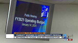 Community responds to Baltimore County superintendent's proposal