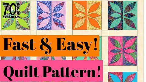 A NEW ORIGINAL Applique PATTERN! Opposites Attract, Finale!
