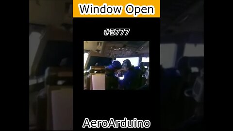 Watch Those Guys Decided To Open #B777 Cockpit Window During Flight #Aviation #Fly #AeroArduino