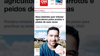 "VAMO TRIBUTAR PEIDO" Nova Zelândia quer tributar arrotos e peidos de vacas #shorts