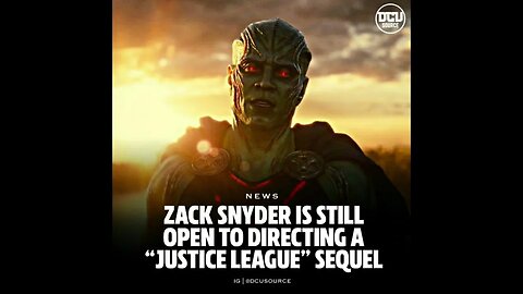 Zack Snyder Open To DIRECT JL Sequel 🙂